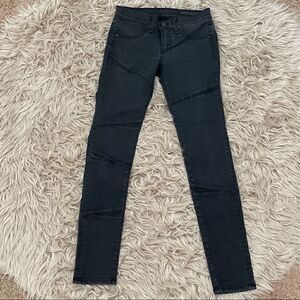 Rag & Bone unique black jeans size 26